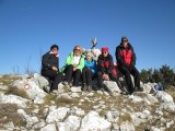 16.Ipak smo se skupili. Vrh Kula, 864 m, najviši vrh Omiške Dinare, Gradimira slika